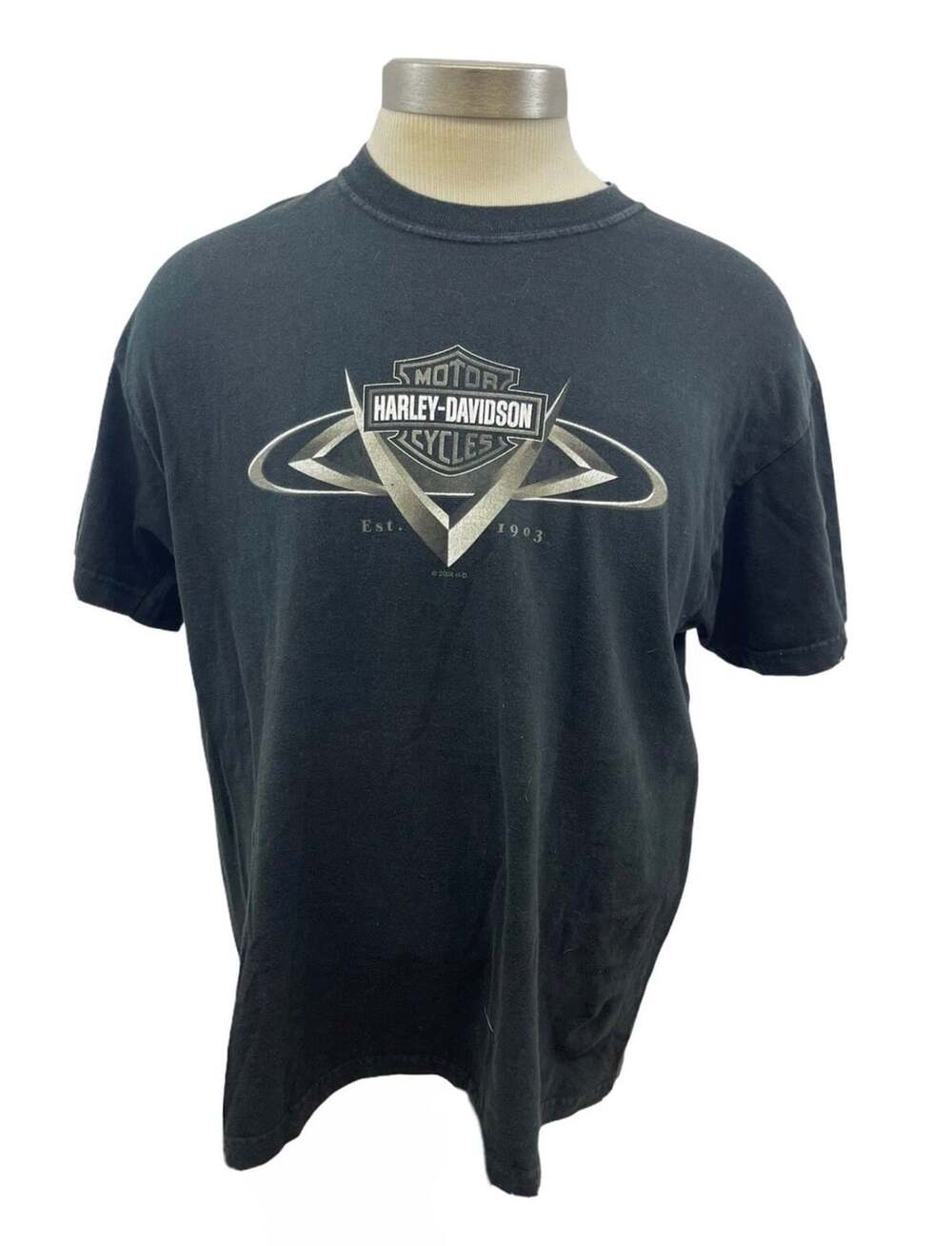 Harley-Davidson Naples Florida T-Shirt Size 3XL Black 2002 Graphic